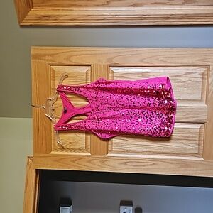 Vanity Hot Pink Sequence Tank